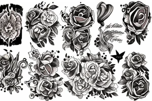 blot of paint tattoo idea