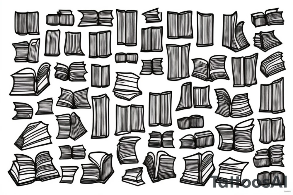 books tattoo idea