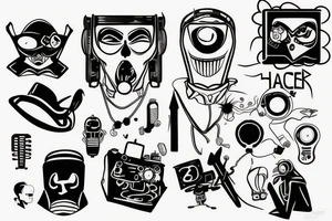 hacker tattoo idea