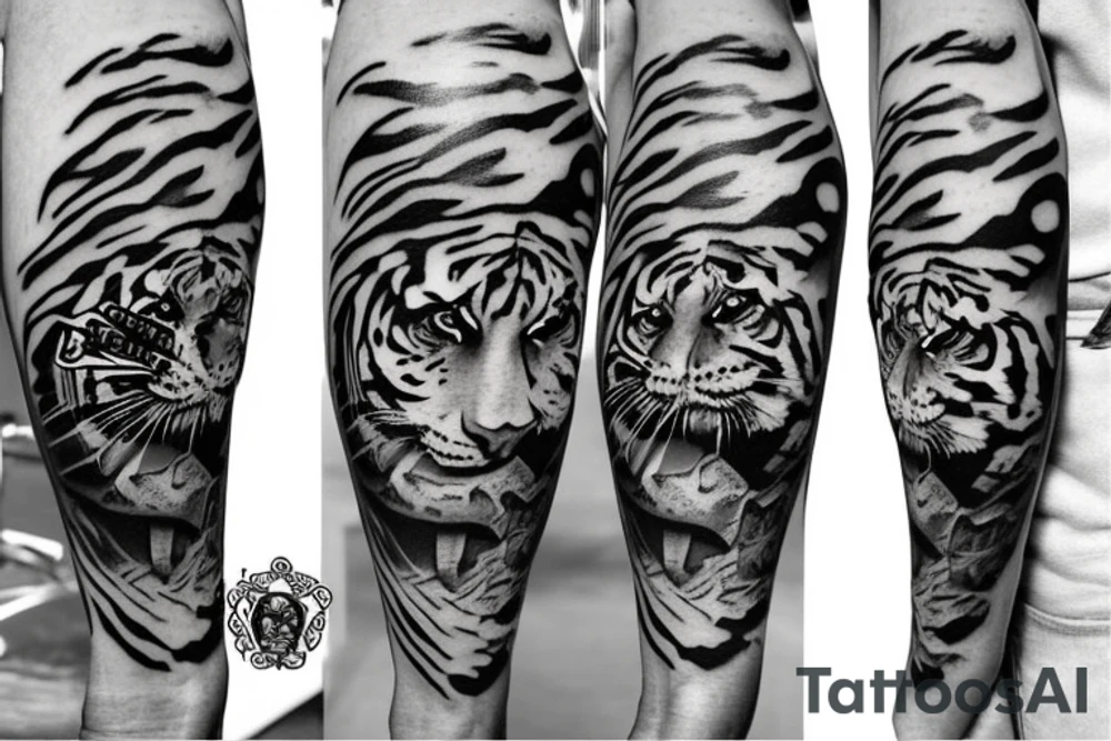 Tiger tattoo idea