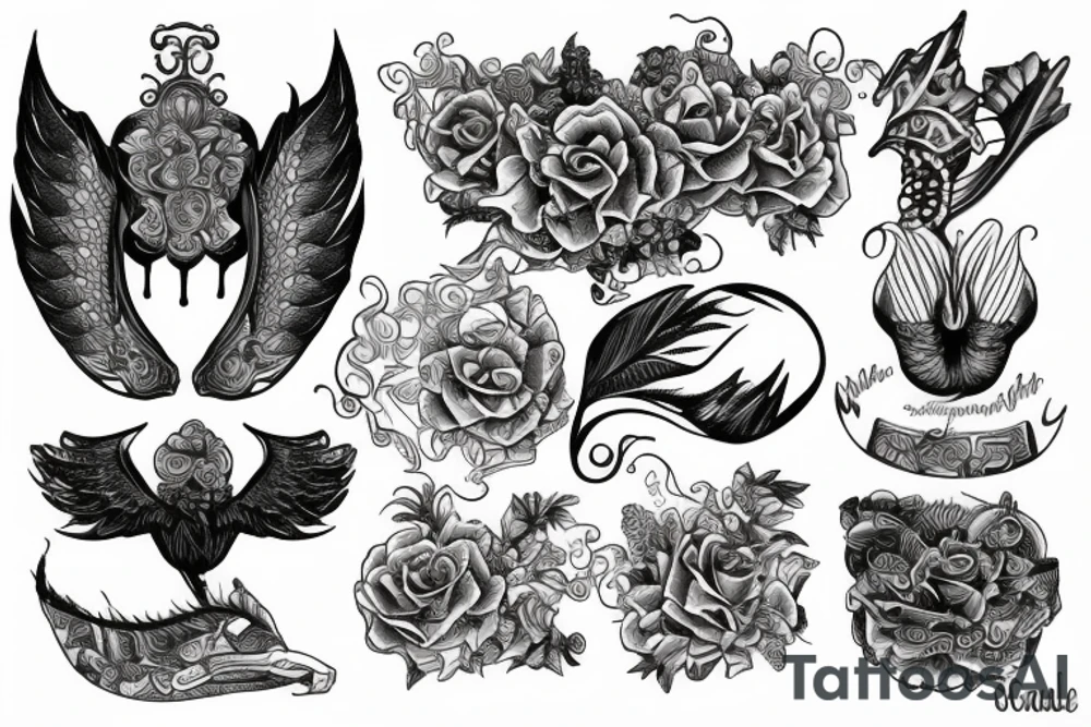 Scales tattoo idea