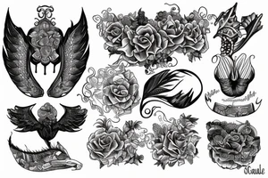Scales tattoo idea