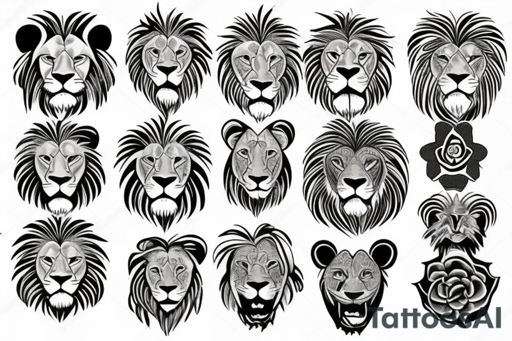 Lion new tattoo idea