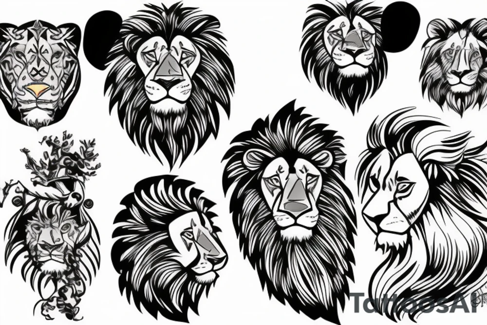 Lion new tattoo idea