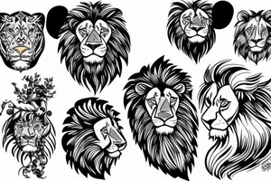 Lion new tattoo idea