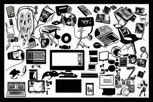 hacker at the computer tattoo idea