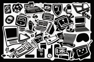 hacker at the computer tattoo idea