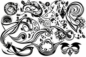 infinity with tree tattoo idea