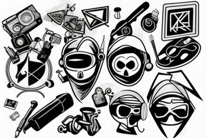 hacker tattoo idea