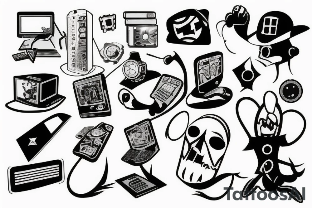 hacker tattoo idea