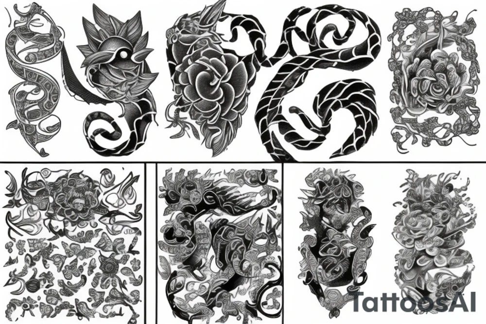 Scales tattoo idea