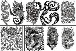Scales tattoo idea