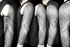 Norse mythology sleeve tattoo idea