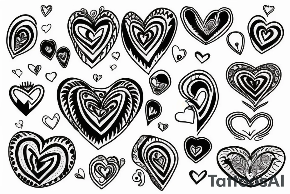 Heart tattoo idea