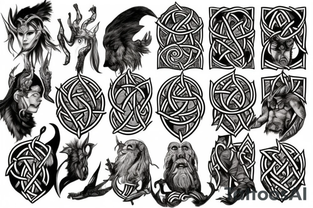 Norse mythology tattoo idea