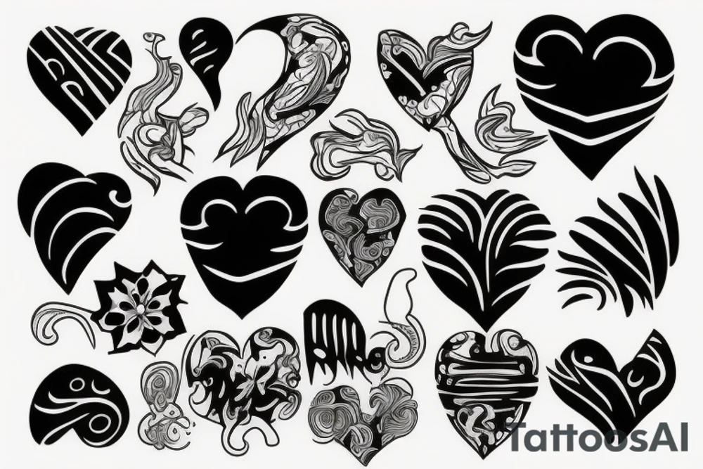 Heart tattoo idea