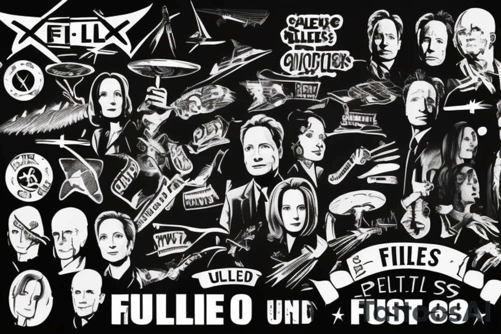 TV show The X files, Mulder, Scully, UFO tattoo idea