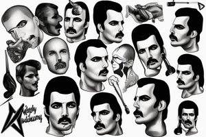 Freddie Mercury tattoo idea