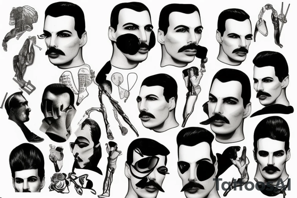 Freddie Mercury tattoo idea
