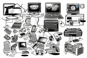 computer tattoo idea