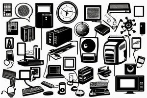 computer tattoo idea