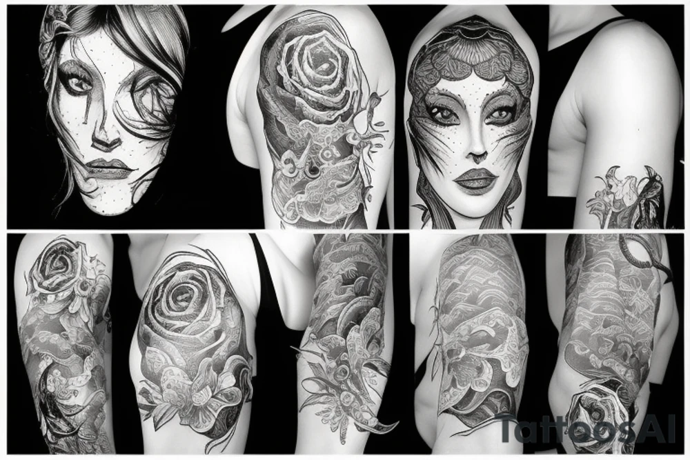 Meduza Gorgona tattoo idea
