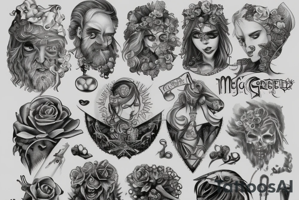 Meduza greec mixology’s tattoo idea