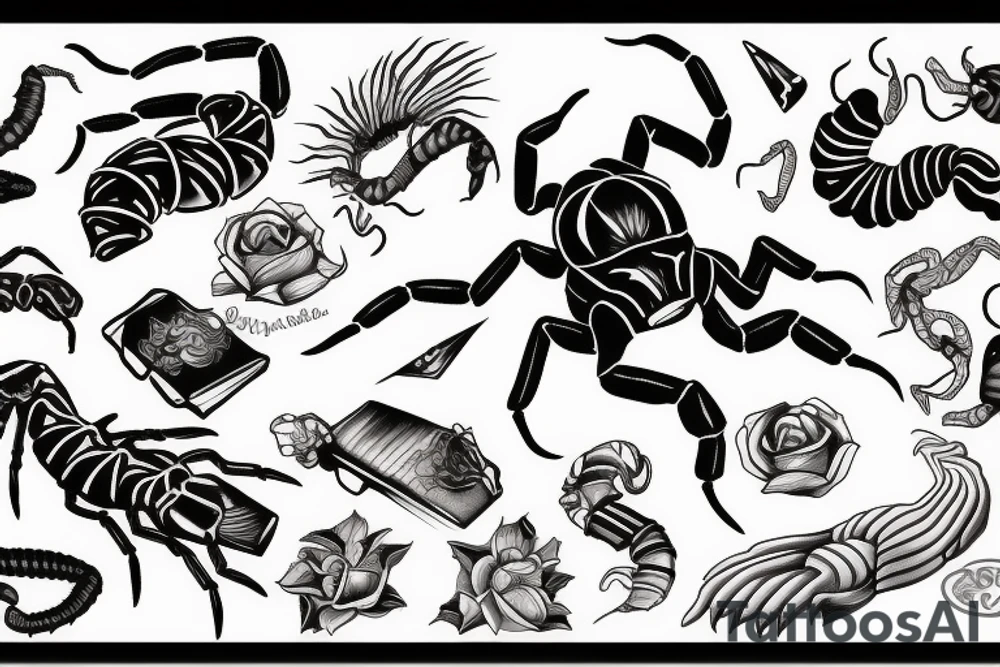 Scorpion tattoo idea