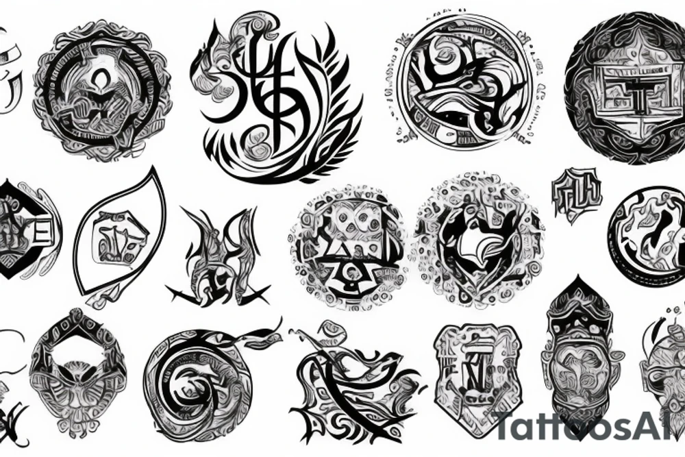 Slavic signs and symbols tattoo idea