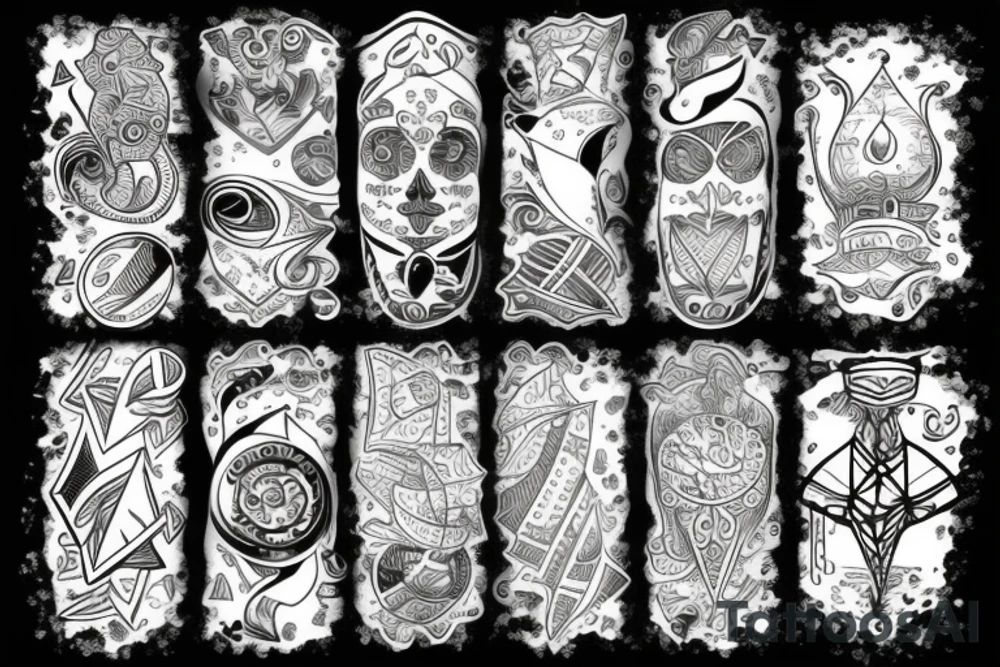 Ван гог tattoo idea