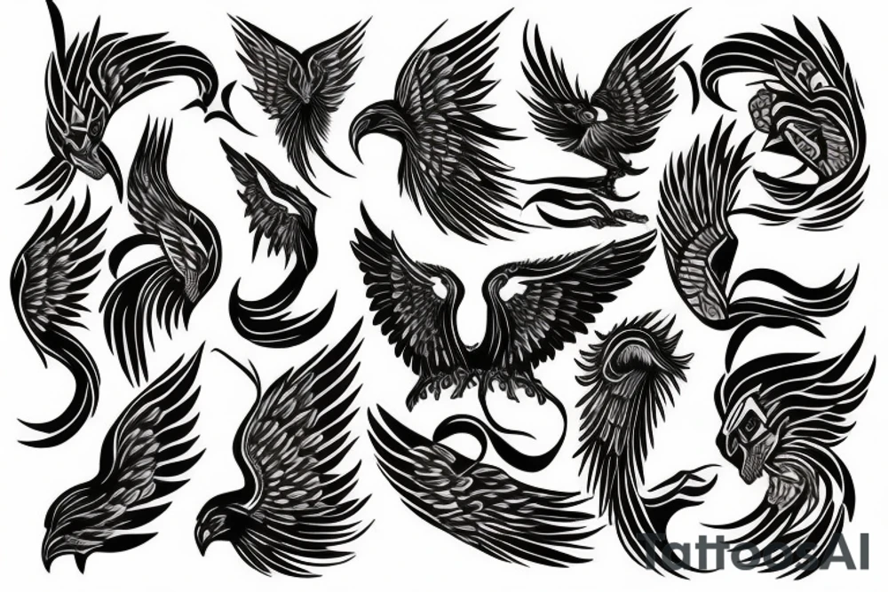Phoenix tattoo idea