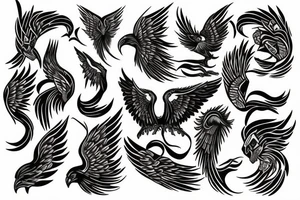 Phoenix tattoo idea
