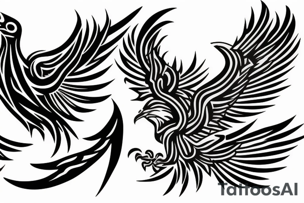 phoenix bird, forearm, male tattoo tattoo idea