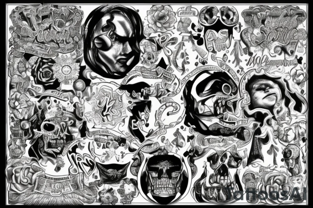 Gold, money, power, sophomores, dofamine tattoo idea