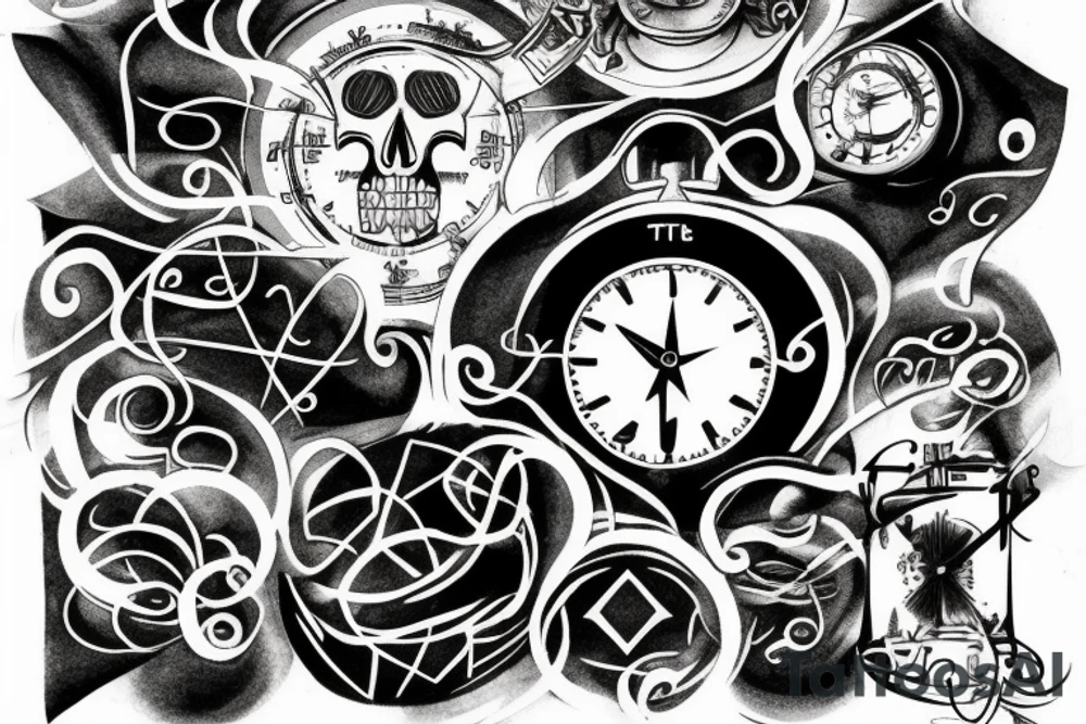the beginning of time tattoo idea