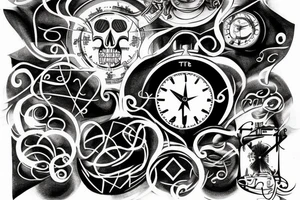the beginning of time tattoo idea
