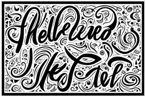 calligraphy of "hello world" tattoo idea