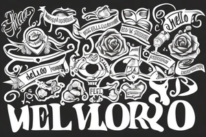 "hello world" tattoo idea