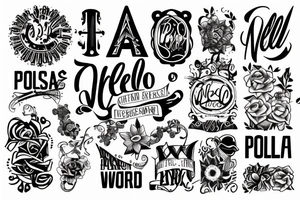 "hello world" tattoo idea