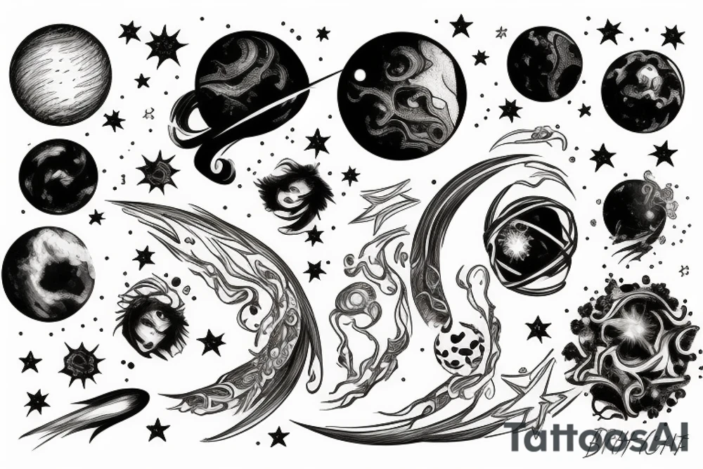 birth of the universe tattoo idea