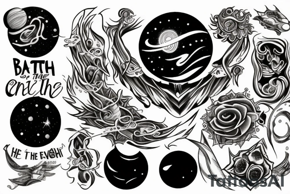 birth of the universe tattoo idea