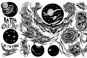 birth of the universe tattoo idea