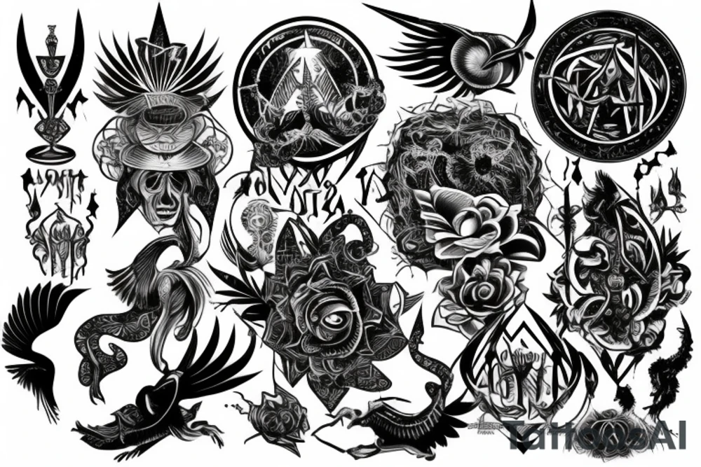 Avada kedavra tattoo idea