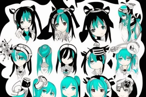 Hatsune Miku tattoo idea