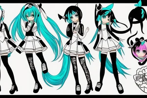 Hatsune Miku tattoo idea