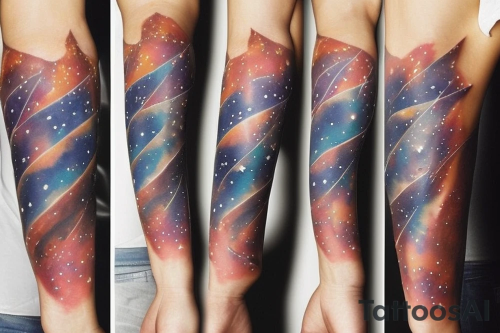 Interstellar space tattoo idea