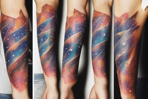 Interstellar space tattoo idea