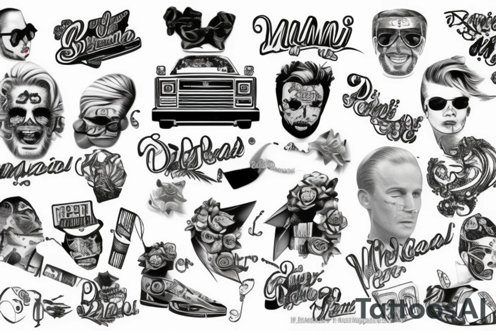 Miami 80’s tattoo idea