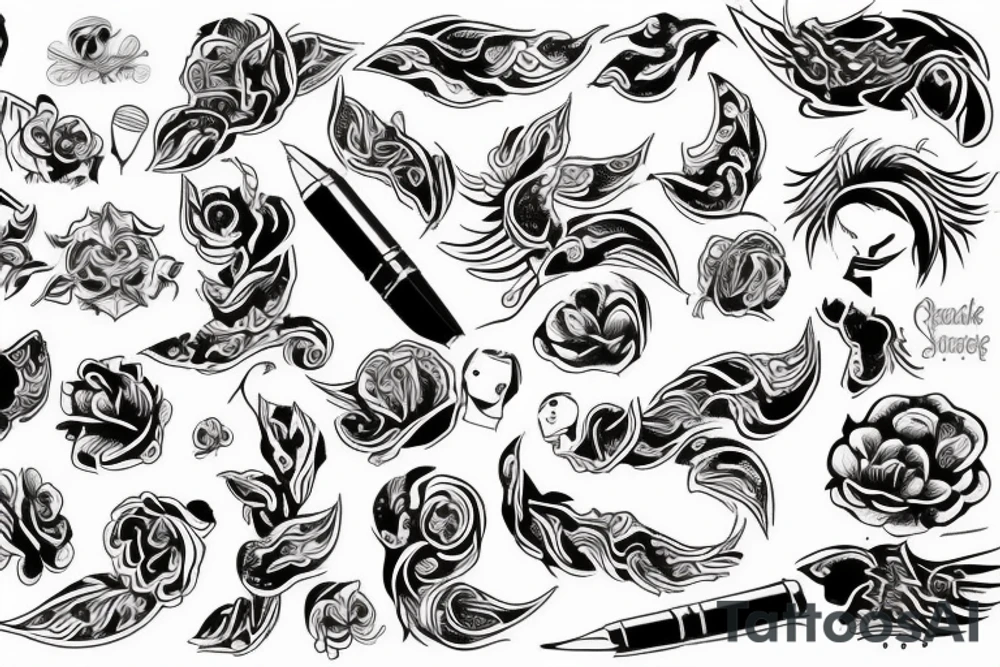 Летучая мышь разрывает глобус tattoo idea