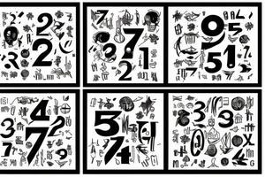 07.11 numbers tattoo idea